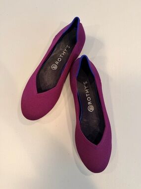 Rothy's | The Flat, round toe slip on shoes. Size: 10.5